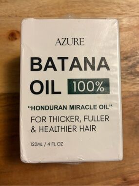 Azure 100% Pure Batana Hair Oil Natural Treatment Honduran Miracle Oil NWT 4 Oz